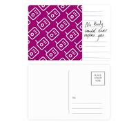 Radio Explique Seal Patterns Carte postale pour anniversaire de personne importante