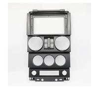 Radio Façades Android GPS MP5 Stéréo Lecteur Unité Principale Panneau Tableau Bord Cadre Installation pour Jeep pour Wrangler 2008-2010 Cadre de façade Radio(4 Portes)