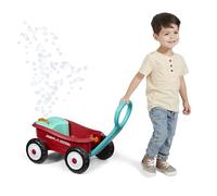 Radio Flyer Bubble Buddy Chariot de Marche, Machine à Bulles pour Enfants, Trotteur Rouge avec Roues pour Enfants de 1 à 4 Ans