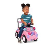 Radio Flyer Voiture créative, Jouet à Monter Assis ou Debout pour Tout-Petits, âgés de 1 à 3 Ans, Jouet à Monter Rose pour Enfants