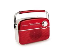 Radio FM, Bluetooth 5.4,Batterie Rechargeable, Secteur ou Recharge Solaire Thomson (Rouge)