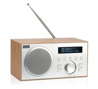 Radio FM DAB Bluetooth Bois Secteur - August MB420 - MP3 Lecteur clé USB, Radio numérique Terrestre DAB Plus, Digital et Analogique