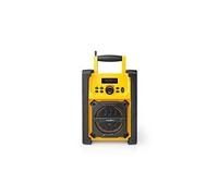 Radio fm de chantier 15 w bluetooth ipx5 poignée de transport