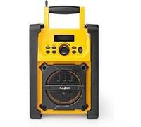 NEDIS Radio FM de Chantier 15 W Bluetooth IPX5 Poignée de Transport