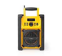 Radio FM de chantier Nedis (Noir/Jaune)