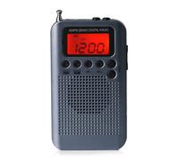 Radio FM de poche à affichage numérique, HRD-104 AM, avec haut-parleur pilote 40mm, 8 ?, 0.5W, antenne externe