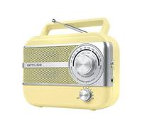 Radio FM - Enceinte sans fil Bluetooth fonction radio - Jaune