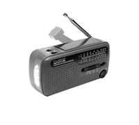 Radio portable MUSE - MH-07R Hybrid Noir - 4 bandes - rechargeable solaire/dynamo
