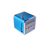 Radio FM numérique, Baceyong Mini haut-parleur portable sans fil Lecteur de musique MP3 pour la pêche Voyager Camping Vélo, avec port USB/Fente TF/Interface 3,5 mm