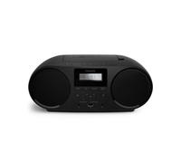 Philips Radio FM TAZ5000 - Lecteur CD, Bluetooth 5.4, USB, Batterie/Alim CA, Noir