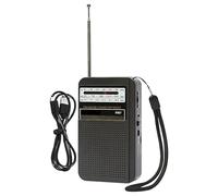 Radio FM Portable AM - Multibande Avec Prise Casque,Stéréo Pour Le Camping, Les Aventures Extérieures Et Les Urgences