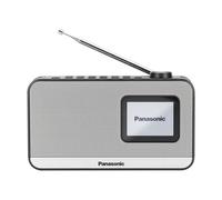 Radio FM portable avec DAB+, Bluetooth®, alimentée sur secteur ou par piles, argentée