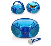 Radio FM Portable Lecteur CD/MP3/USB/avec éclairage LED- Micro filaire