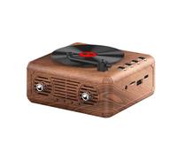 Radio FM portable Leke, haut-parleur intégré, lecteur CD rétro, enceinte compatible Bluetooth