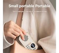 Radio FM portable rechargeable, petite enceinte Bluetooth sans fil, son surround stéréo, USB, radio vintage, bleu