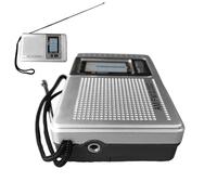 Radio FM - Radio de Survie et Urgences - Lecteur AM/FM Portable Alimenté par Piles avec Prise Casque pour Camping, Voyage, Urgences et Activités en Extérieur