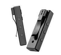 Radio FM stéréo aste avec micro intégré,mini lecteur MP3,conception de clip arrière,prise en charge domestique,carte TF,Bluetooth 5.3