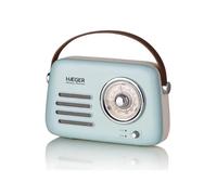 Radio Haeger RB-BLU.002A portátil FM 5 W Bluetooth batería 12 h turquesa