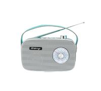 Radio Halterrego style rétro AM/FM, BT V5.0, lecteur USB et carte micro SD, 3w RMS, Aux IN et prise casque. Adaptateur ou port USB-C, Vert