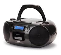 Aiwa Boombox BBTC-660DABBK Lecteur CD Bluetooth/USB/MP3/Cassettes Gris