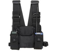 Radio Holster,Universal Utility Chest Bag for Walkie Talkie Chest Pocket Harness Bags for Walkie Talkie for Workouts,Cycling,Hiking,default,Casual