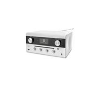 Radio Hybride Design • CD, USB, MP3, Radio Dab+ • Aux-in • Radio FM • Diffusion de Musique • Spotify • Amazon Music • Système stéréo • Écran OLED • HiFi • Prise Casque • Blanc • Dual CR 900 Phantom