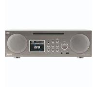 Radio INTERNET Blanc-Argenté WIFI lecteur CD DABMAN i450CD Radio multifonctionne