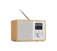 Audizio Cosa Radio Internet Wi-Fi DAB+ FM BT 5.2 Bambou, Radio Numérique Compacte 30 W avec Écran Couleur 2,4"", Plus de 32