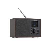 Audizio Cosa Radio Internet Wi-FI Dab+ FM BT 5.2 Ébène, Radio Numérique Compacte 30 W avec Écran Couleur 2,4", Plus de 32 000 Stations, Réveil, Entrée AUX et Sortie Casque