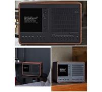 Radio internet Hybride stéréo FM/DAB+ Bluetooth 5.0 Wifi Bois Noyer - Écran couleur TFT LCD de 2,8¿