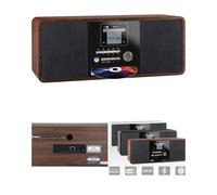 Radio INTERNET lecteur CD DABMAN i200CD Radio multifonctionnelle DAB+ FM Internet Bluetooth Wood Look Écran couleur TFT