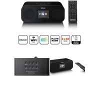Radio Internet stéréo - LENCO - modèle compact 2,4 pouces - Internet/DAB+/FM - Bluetooth 5.3 - 2x3W Noir