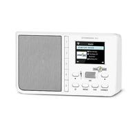 TechniSat STERNRADIO IR 2 - Radio Internet compacte (WLAN, écran Couleur, réveil, Mise en Veille, AUX, Snooze, Touches de sélection directe, contrôle de l'application) Blanc
