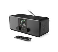 Radio Internet WiFi | Dab+ & FM avec 90+ Préréglages | Radio Bluetooth | Haut-parleurs Stéréo 2.0 | Spotify Connect & Podcasts | Télécommande Incluse ou Contrôle Via App OKTIV | Majority Rostock