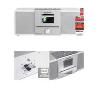 Radio INTERNET WIFI lecteur CD s32i Radio multifonctionnelle DAB+ FM Internet Bluetooth Wood Look Écran couleur TFT LCD