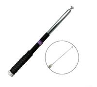 Radio jambon en acier inoxydable pour antenne 21,5-130 cm Design extensible | Pour connecteur sma-mâle, bande VHF 136-174 MHz, installation directe, améliore la gamme tx/rx, compatible yaesu