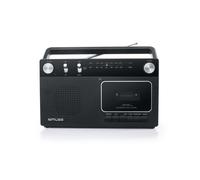 RADIO K7 MUSE M-152-RC - Radio analogique FM/MW - Enregistreur de cassette auto-stop - Poignée de transport - HP de 7.6 cm