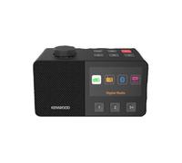 Kenwood Radio CR-M70DAB DAB+/FM – écran IPS 4,3" Bluetooth 5.3, double alarme, Noir