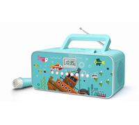 Radio Lecteur CD Muse M-29 KB avec Port USB et Microphone Bleu