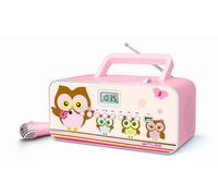 Radio Lecteur CD Muse M-29 PK avec Port USB et Microphone Rose