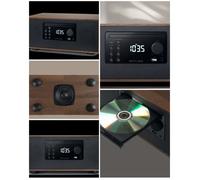 Radio Lecteur CD rétro vintage Bluetooth - FM Radio ¿ CD ¿ USB - CD, CD-R/RW, MP3 NFC