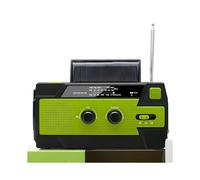 Radio Météo D'Urgence, Charge Solaire, 3 Lampes de Poche LED, Lampe de Lecture à Induction LED, Alarme SOS, Rechargeable pour Nous