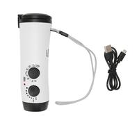 Radio meteo FM aM portable multifonctionnelle a manivelle avec lampe de poche LED et dragonne pour l'exterieur