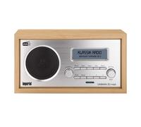 Radio mobile DAB+ / FM Bois avec Bluetooth et Fonction Powerbank DABMAN 30, Gris