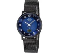 Montre Homme MasterTime Concept 41Mm Bracelet Milanais Date Style Plongée Noir