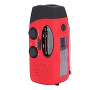 Radio Multifonction à Manivelle avec Lampe de Poche FM AM, Radio d'urgence à énergie Solaire pour Le Camping, la Randonnée, L'Aventure