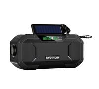 Radio multifonctionnelle pour les situations d'urgence, connectivité Bluetooth, radio AM/FM/NOAA résistante aux intempéries avec alerte SOS, bonne