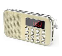 Radio numérique AM/FM, lecteur MP3, Bluetooth, batterie rechargeable, compatible carte microSD, pour une expérience d'écoute incomparable, haute