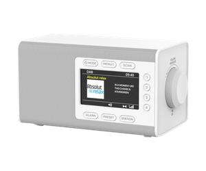 Radio numérique Aster SoundmDAB900WE ws 32 cm Blanc