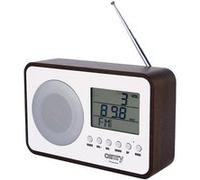 Camry Radio numérique rétro-moderne effet bois, écran LCD, réveil